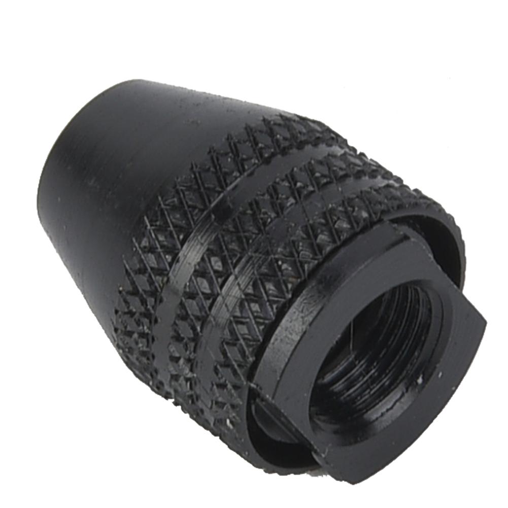 8mm Drei-Backen-Bohrfutter Spannzangenadapter Konverter für Elektroschrauber Bohrmaschine (Kurzer Schwanz)
