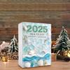 Sea Glass Christmas Tree Xmas Countdown Calendar with 24 Mini Christmas Tree Ornaments Holiday Countdown Calendar for Tree Decor