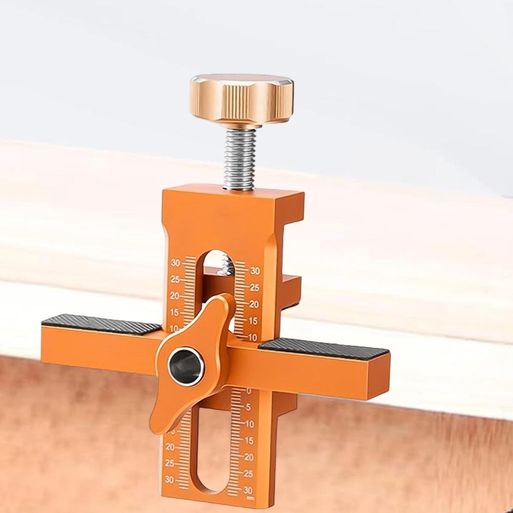 Door Panel Install Rebounding Device Drilling Tool Cabinet Door Mounting Jig Cabinet Mount Locator for Installing Cabinets