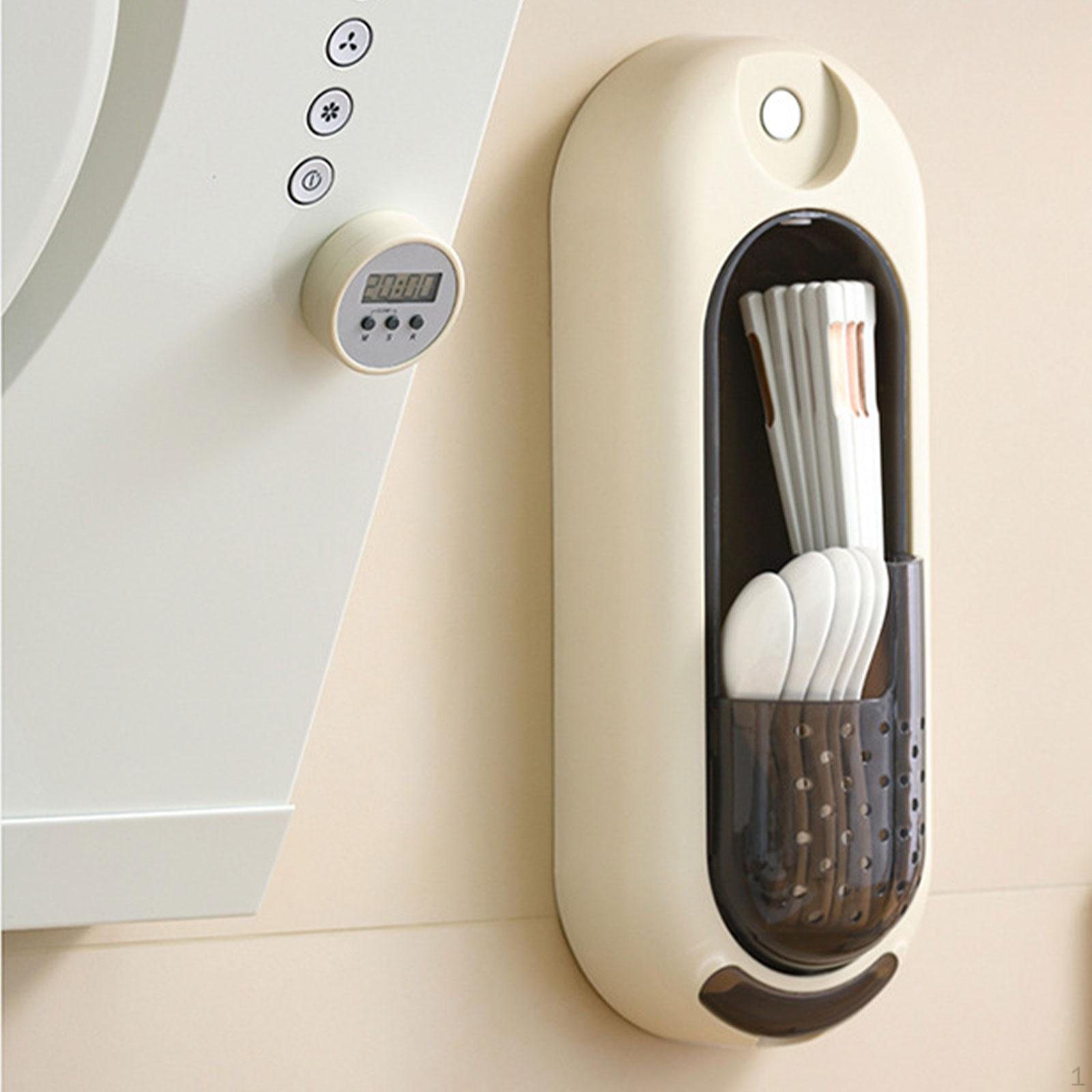 

Chopstick Holder Mount Detachable Timer Space Saving Sturdy Household Cooking Utensil Organizer