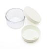 Miyoshi Seisakusho Noodle Lunch with Integrated Ice Milk GEL-COOL Pack, Round, White, 0101-0233