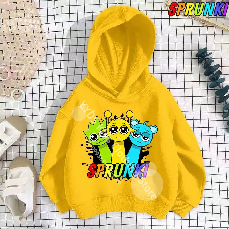 

Horror Game Sprunki Hoodie Kids Incredibox Clothes Teenager Boys Hooded Sweatshirts Children s Soft Clothing Girls Cartoon Coats 160