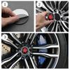 For Audi  A34PCS 56MM Cool SPEED Five-pointed Star Emblem Car Wheel Center Hub Cap Stickers Badge For Audi Ford BMW Mercedes Benz Subaru KIA