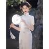 Beautiful cheongsam new Chinese engagement daily can wear 1011 new high-end temperament printing improved young girl