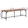 Dining Table 220 x 90 x 75 cm Rough Solid Mango Wood