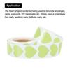 500/1000Pcs Heart Shaped Sticker 1Inch Self-Adhesive Love Label Heart Decorations Stickers for Envelope Valentine Day Wedding