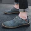 Fashion Men Sneakers New Flat Bottomed Business Lace Up Sports Outdoor Anti Slip Walking Casual Loafers Fashion Soft Soled Casual Shoes