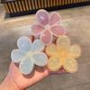 Korean Style Plumeria Hair Clip - Elegant Updo Claw Clip for Women, Perfect for Vacation & Gentle Style