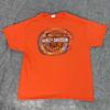 Harley Davidson Tričko Pánské XL Oranžové Tucson Arizona Biker Motocyklový Grafický Vzor