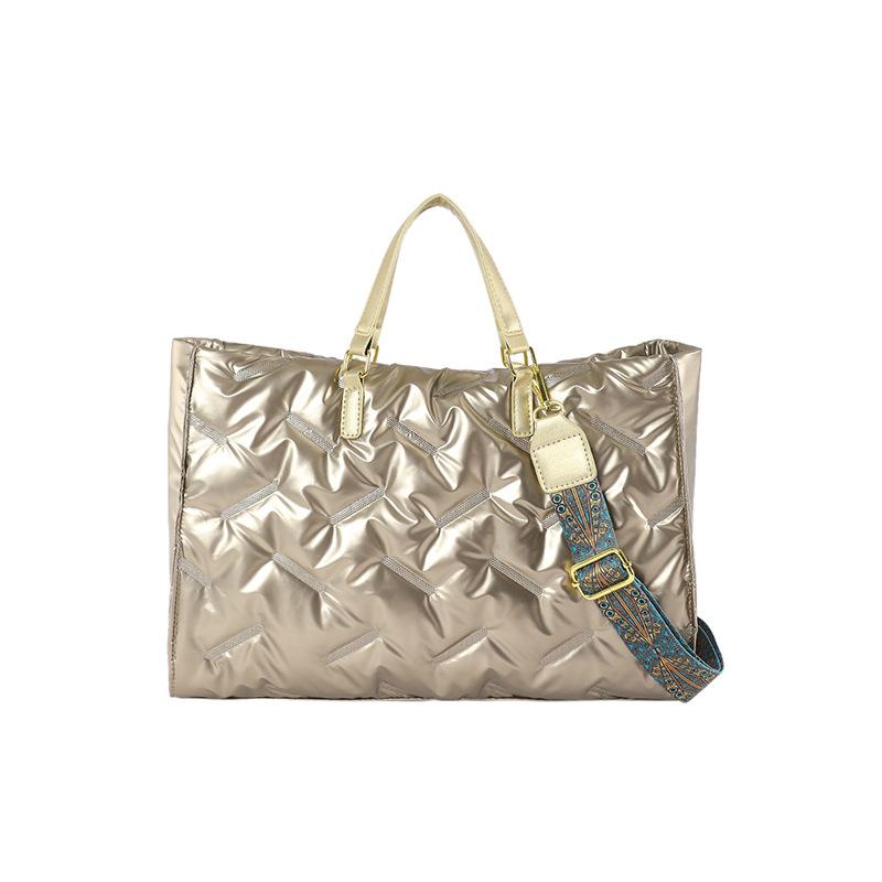 

Модная сумка большой вместимости Женская новая универсальная портативная сумка-тоут через плечо для поездок на работу