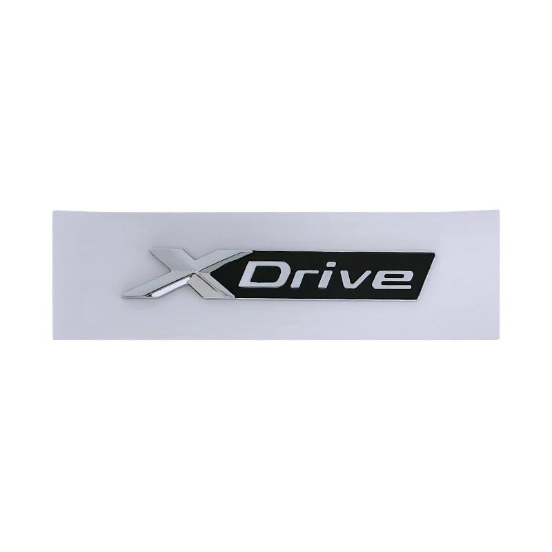 3D ABS Car Rear Trunk Emblem Badge Nameplate Xdrive Sticker For BMW Xdrive Logo 328i 320d 320i 530d 525d E60 F10 G20 Accessories Yk2