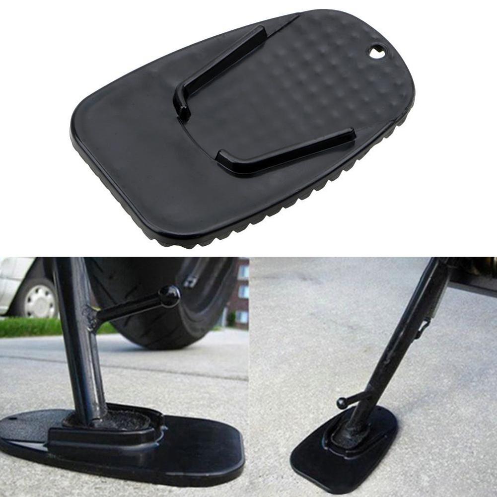 Motorcycle Bike Kickstand Side Kick Stand Pad Plate Base Motorcycle Foot Pad For Yamaha Honda Harley