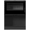 Wood burning steel stove KRATKI KARI 70 Ø 150 8 kW recess for wood black thermotec self closing door