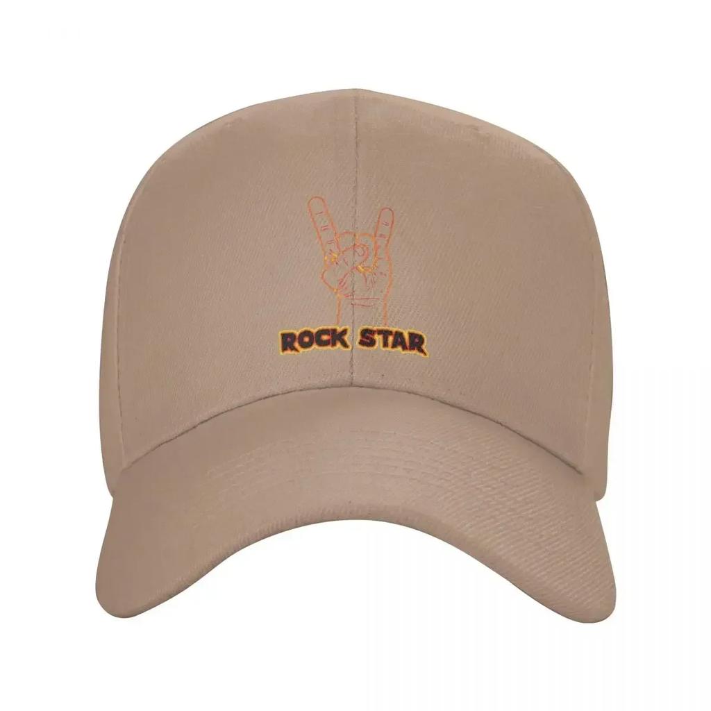 Custom Punk Gesture Rock Star Baseball Cap Unisex Women Adjustable Heavy Metal Music Dad Hat Streetwear Snapback Caps