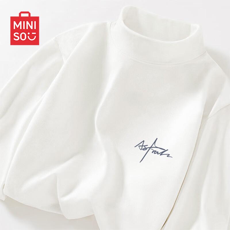 MINISO Men's Thermal Mock Neck Base Layer Shirt