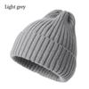 Thick Woolen Hat Soft Slouchy Bonnet Fashion Ski Hats  for Men Women