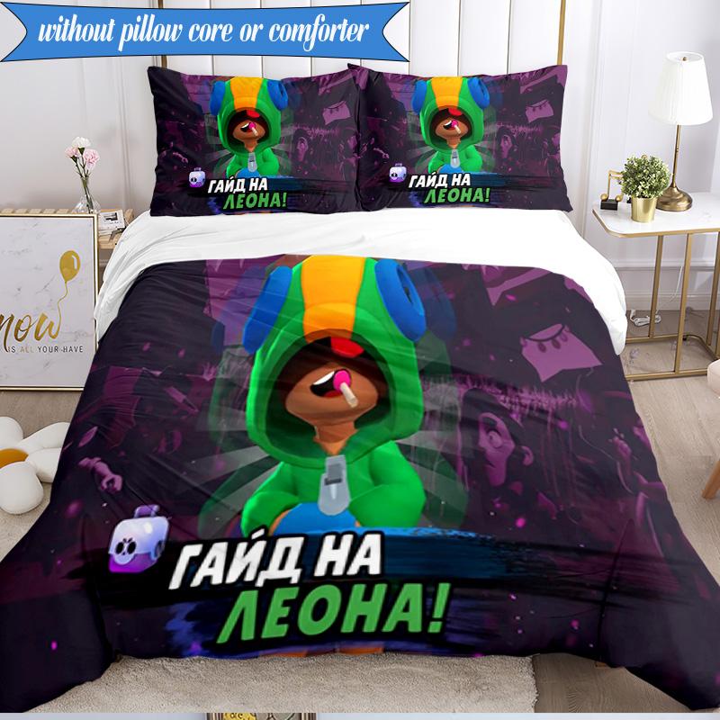Game Adventure Heroes 3pcs K-pop Music Group Bedding set,Ideal for Bedroom, Dormitory,Including Duvet Cover And 2pcs Pillowcases,Fan Gifts