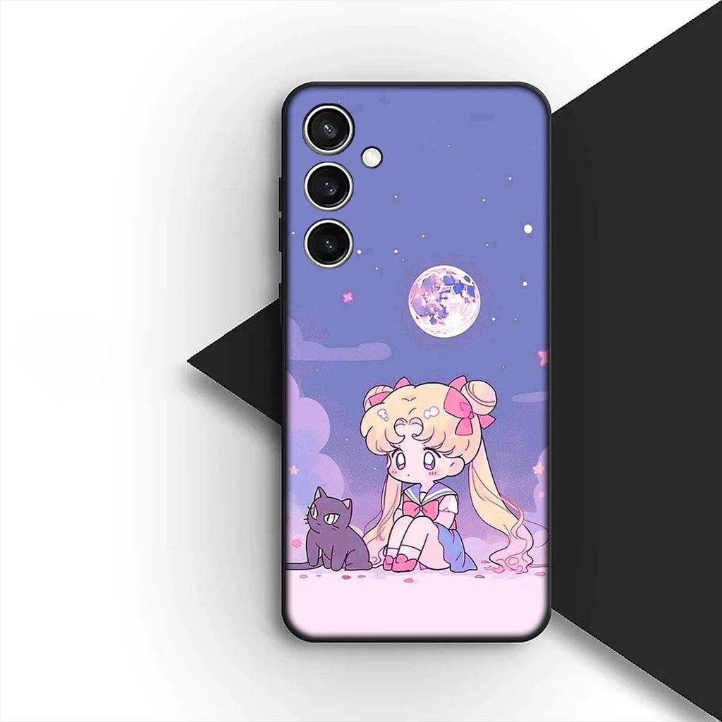 Anime S-Sailors-Poster Moon for Samsung Galaxy A17 A07 A04 J7 J5 J2 Prime J8 A01 A02 A03 A23 A71 A72 A41 M06 M16 M17 M23 Case