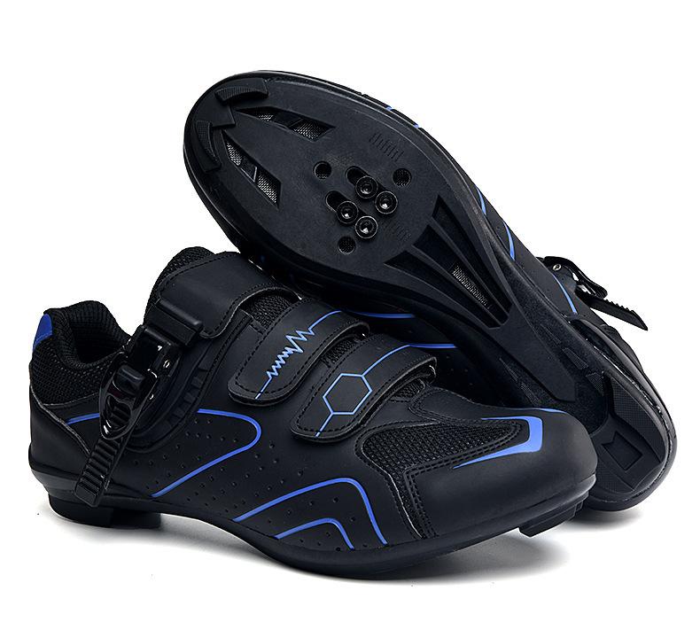 Men Women Hard-Soled Wide-Bottom Cycling Shoes with Locks for Mountain Bikes Road Bikes and Spin Bikes Ideal Casual Sports Shoes