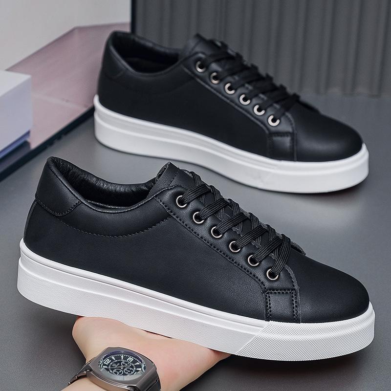 Autumn Men's Board Shoes Fashion Trend Small White Shoes Sports Casual Shoes Hundred Shoes Men Shoes Comfortable Breathable Resistant Walking Shoes