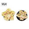 Tropical Car Vent Clip 1 Pair Flower Air Peach Blossom Conditioning Outlet Diffuser for Women Girls Cute Freshener Decor Interior Accessories
