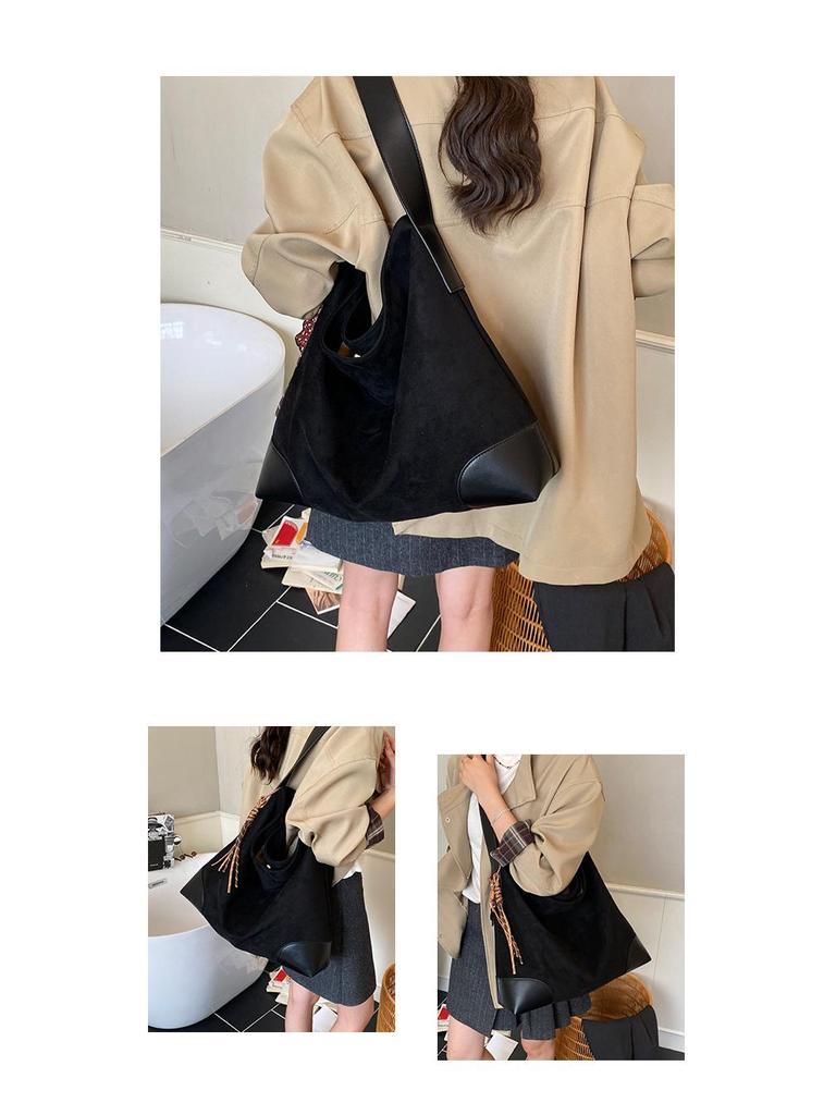 2025 Women's Leopard Print Large-Capacity Retro Tote and Shoulder Bag