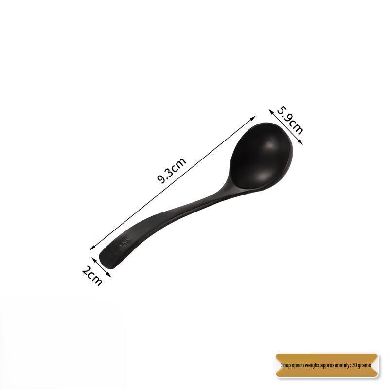 Yujia Japanese-Style Black PP Ramen & Soup Bowls