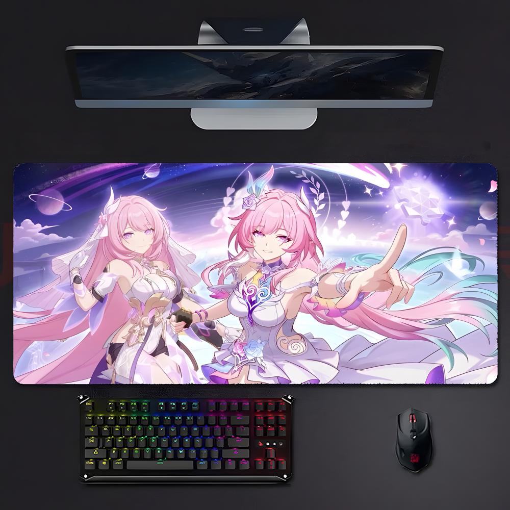 Cute Beautiful Game Honkai Star Rail Cyrene Mouse Pad Large Gaming Mousepad With Stitched Edges Thickened Desk Mat Pc