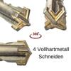 Schlagbohrer für SDS-PLUS 4 Schneiden Ø 12,0mm x 260mm Länge