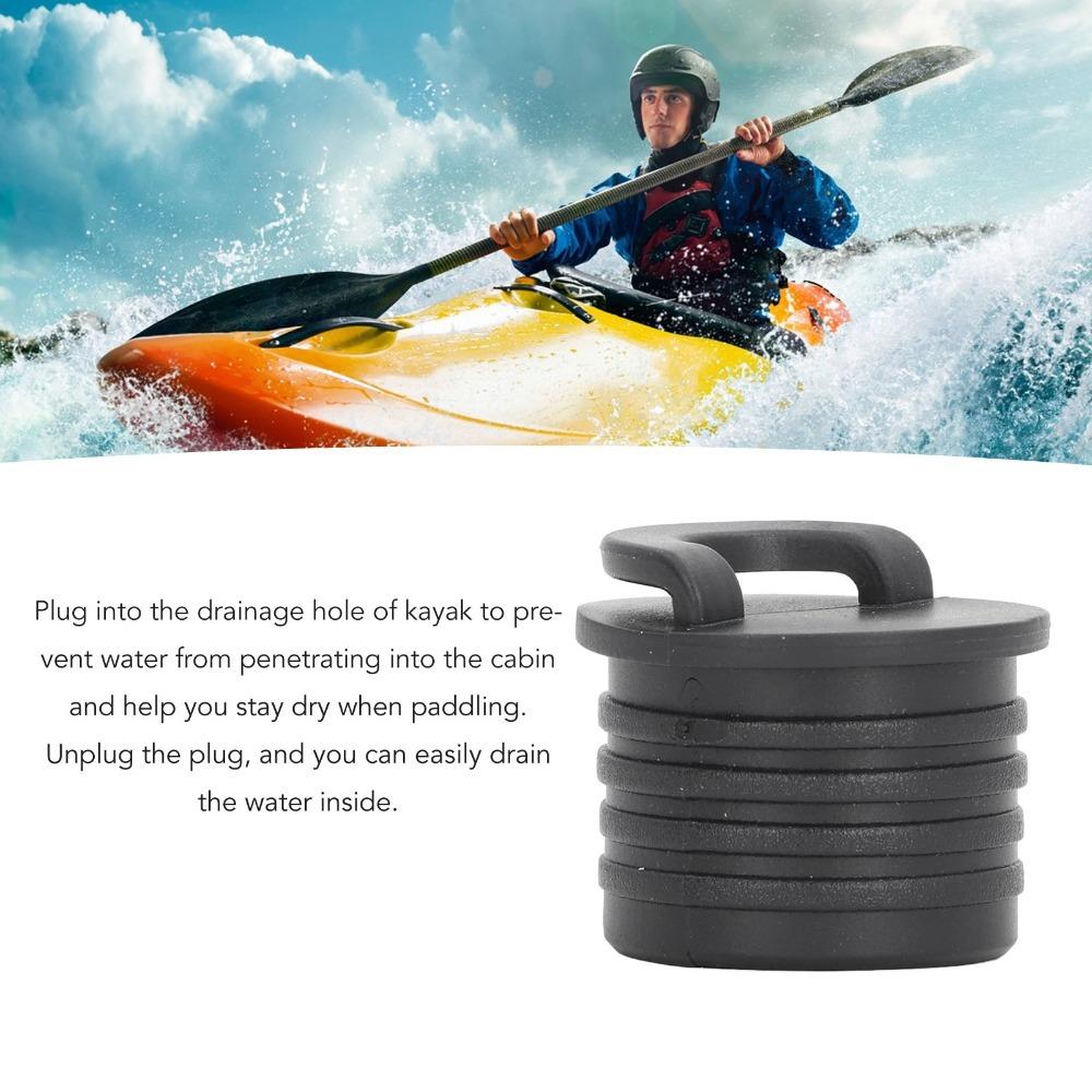4PCS Water Blocking Kayak Drain Plug Rubber Drain Hole Plug Durable Scupper Plug Kit Marine Use