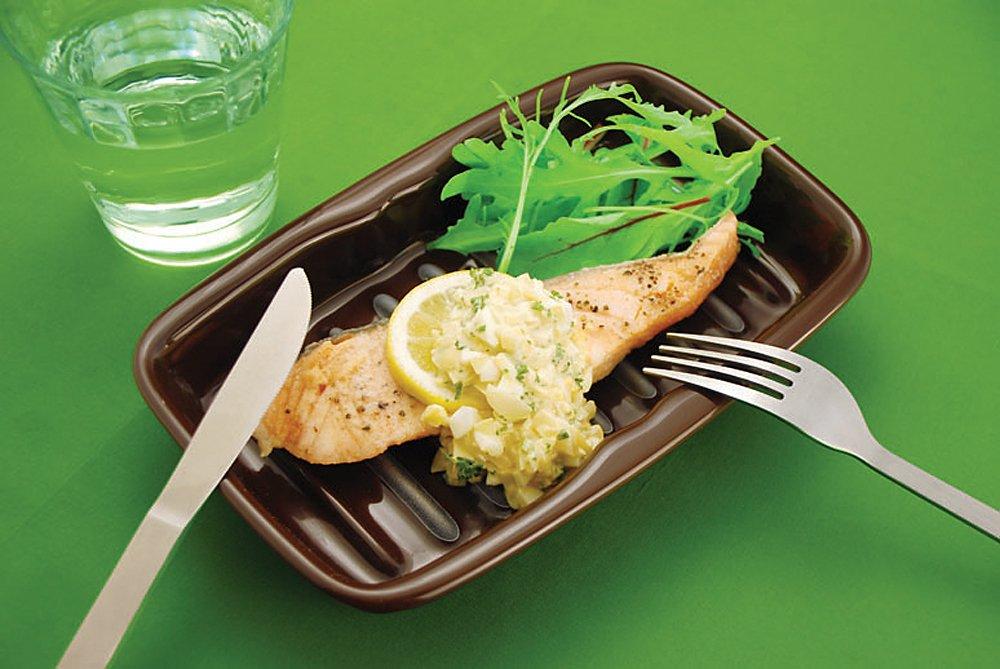 Kuriyama Microwave Heat Plate S Red Brown & MW-012