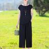 Elegant Women's Sets Summer Plus Size Casual Loose Two Piece Pant Sets for Women
