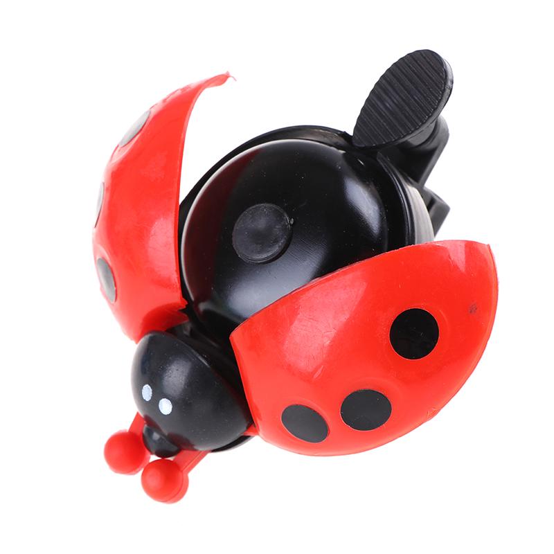 1Pc Bicycle Ladybug Bell Cartoon Cycling Bell Lovely Kids Bike Ride Alarm Horn
