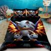 Duvet Cover Sonic Hedgehog Cartoon Bedding Set Comforter Cover with 2 Pillocase Bedroom Dormitory Best Gifts
