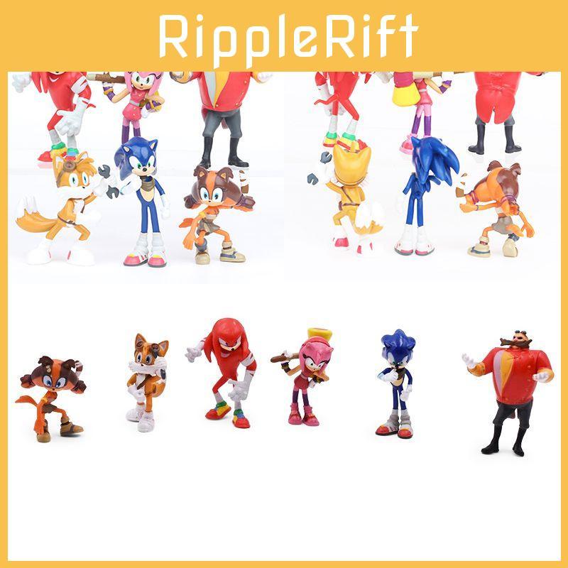 Sonic The Hedgehog Figures Pvc Collectible Ornaments For Kids And Fans
