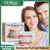 Soft Silicone Dentures Full Set Over Gums Improve Dental Loss Reduce Teeth Spacing Temporary Tooth Repair Upper and Lower 2028