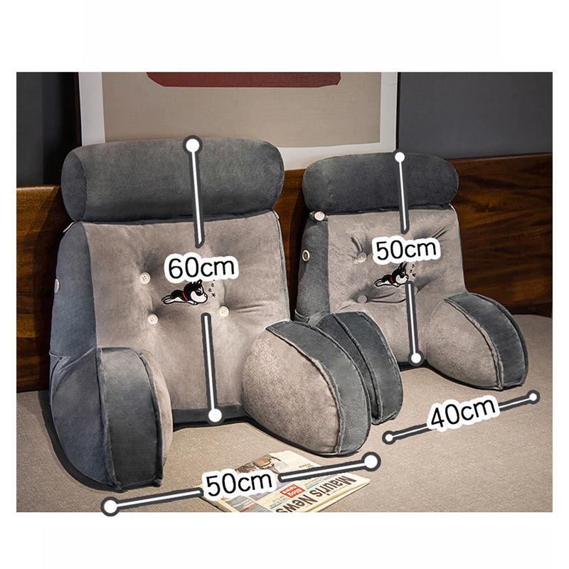 Cartoon Backrest Cushion Lumbar Support Pillow Triangle Reading Pillow Soft Headboard Cushion Can Be Disassembled Washed Office Rest Mat