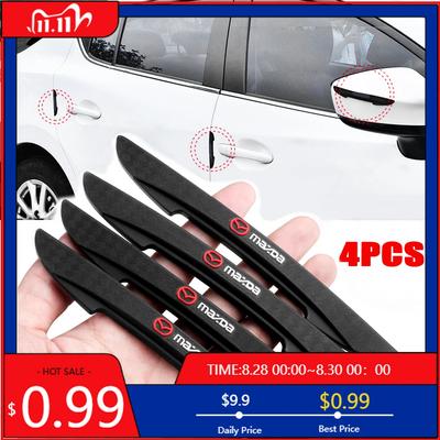 2025 Heet 4STuks Auto Deur Anti-botsingsstrip Bumper Bescherming Sticker Achteruitkijkspiegel Krasbestendige Onderdelen Voor Mazda 3 6 7 MS Demi