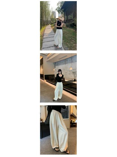 A7seven Spring-Summer High-Waisted Wide-Leg Pants