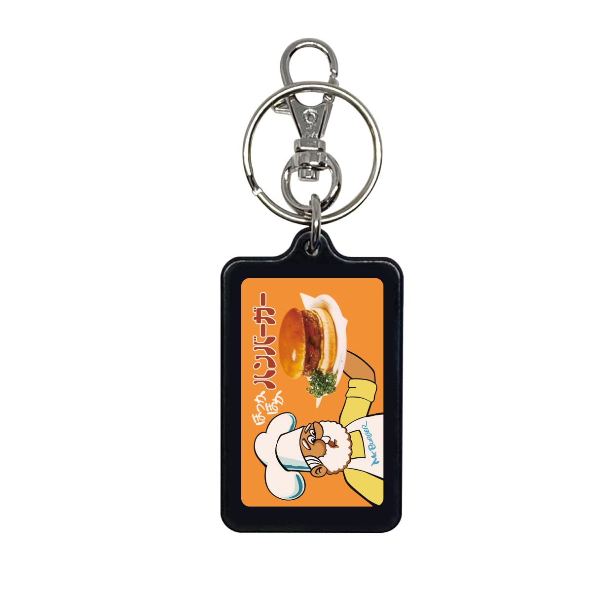 

General Sticker Retro Vending Machine Hamburger Showa Auto GSJ378 Keychain, Double-Sided, Design, Retro, Nostalgic, Funny, Drive-In, Snack, (Black) чёрный