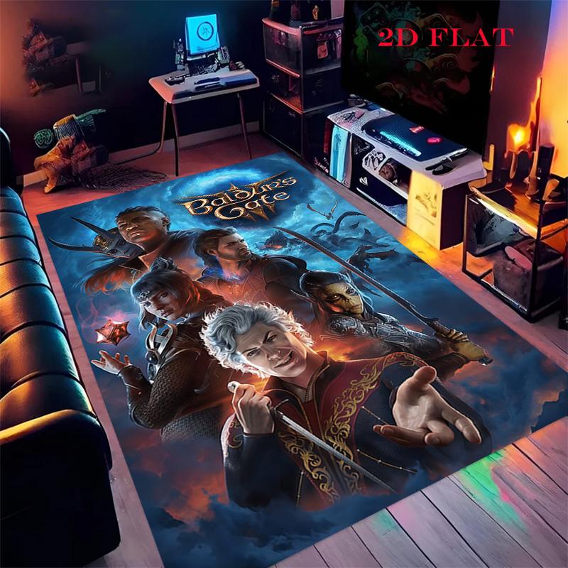 Baldur's Gate Carpet Rug for Living Room Bedroom Home Sofa Decoration,Kids play Nonslip Floor Mat