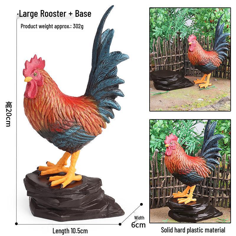 Wildlife Simulation Model: Tiger, Lion, Panda, Elephant, Rhinoceros, Kangaroo, Leopard, Horse, Sheep Toy Set