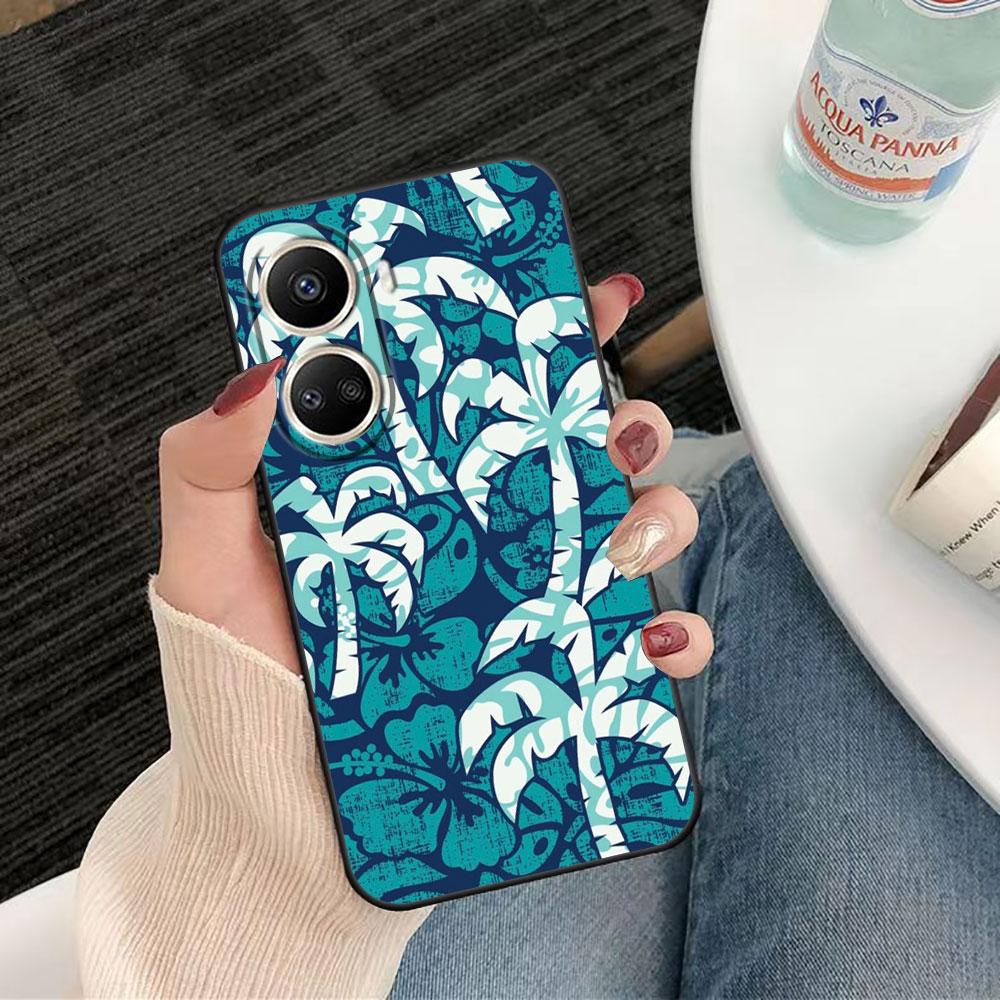 Vintage Banana Leaf Flower Phone Case For HUAWEI NOVA Y70 3I 7I 8I 9 P30 Y9 HONOR 8X 9X 20 90 X5 X6B X7A X7B X8B X9 X9B X9A Case
