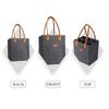 6 Compartment Bottle Holder for Wine Beer Water Portable Felt Wine Bottle Bag Carrier with Handles for Wedding Travel Picnic