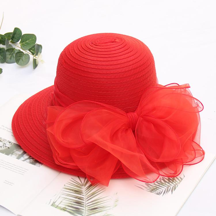 Breathable Epolyester Sun Hat With Large Brim And Adjustable Fit For Beach And Garden Use