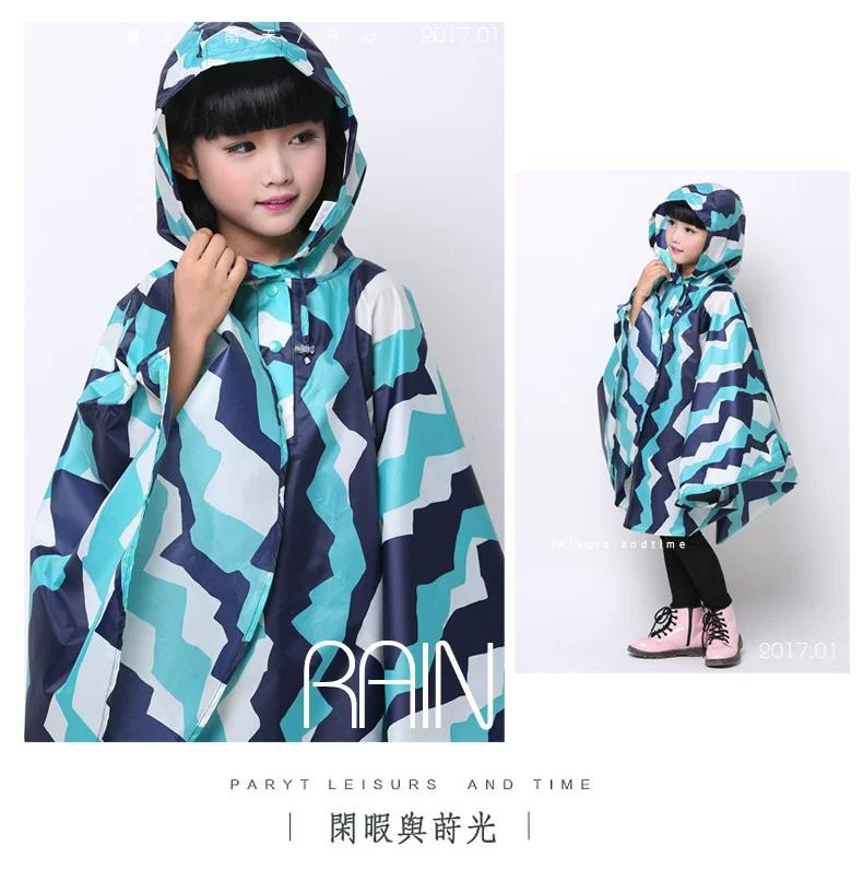 K-style Cute Primary School Student Mother and Child Princess Kids Raincoat