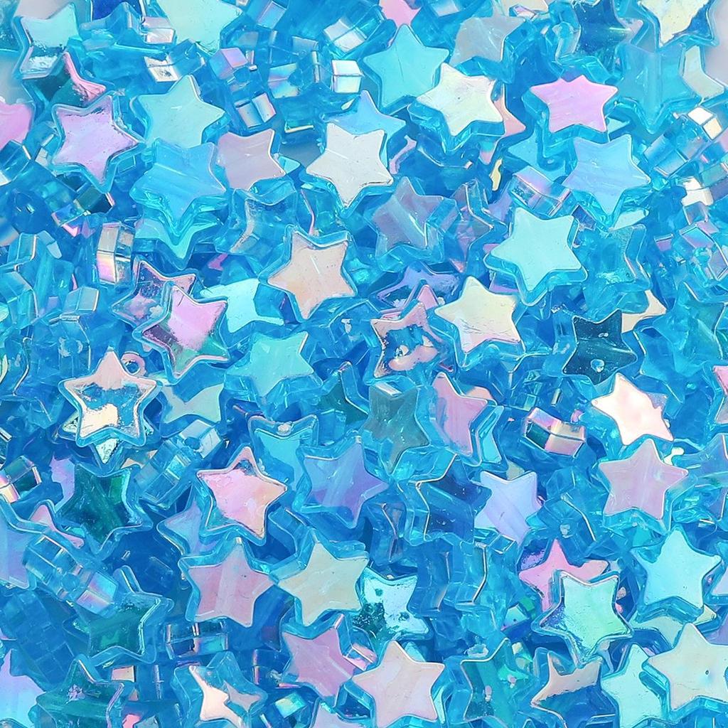 Handmade Transparent AB Star & Heart Beads: DIY Accessories
