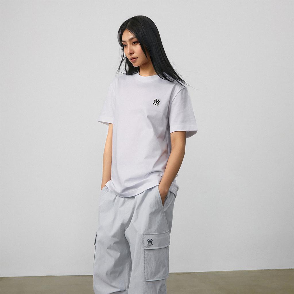 New MLB Fashion Sports Collection T Shirt Unisex White 3ATSB0243-50IVS