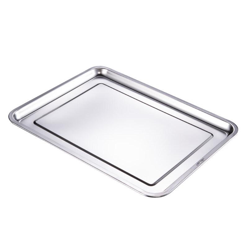 DM 304 Stainless Steel Rectangular Food Tray