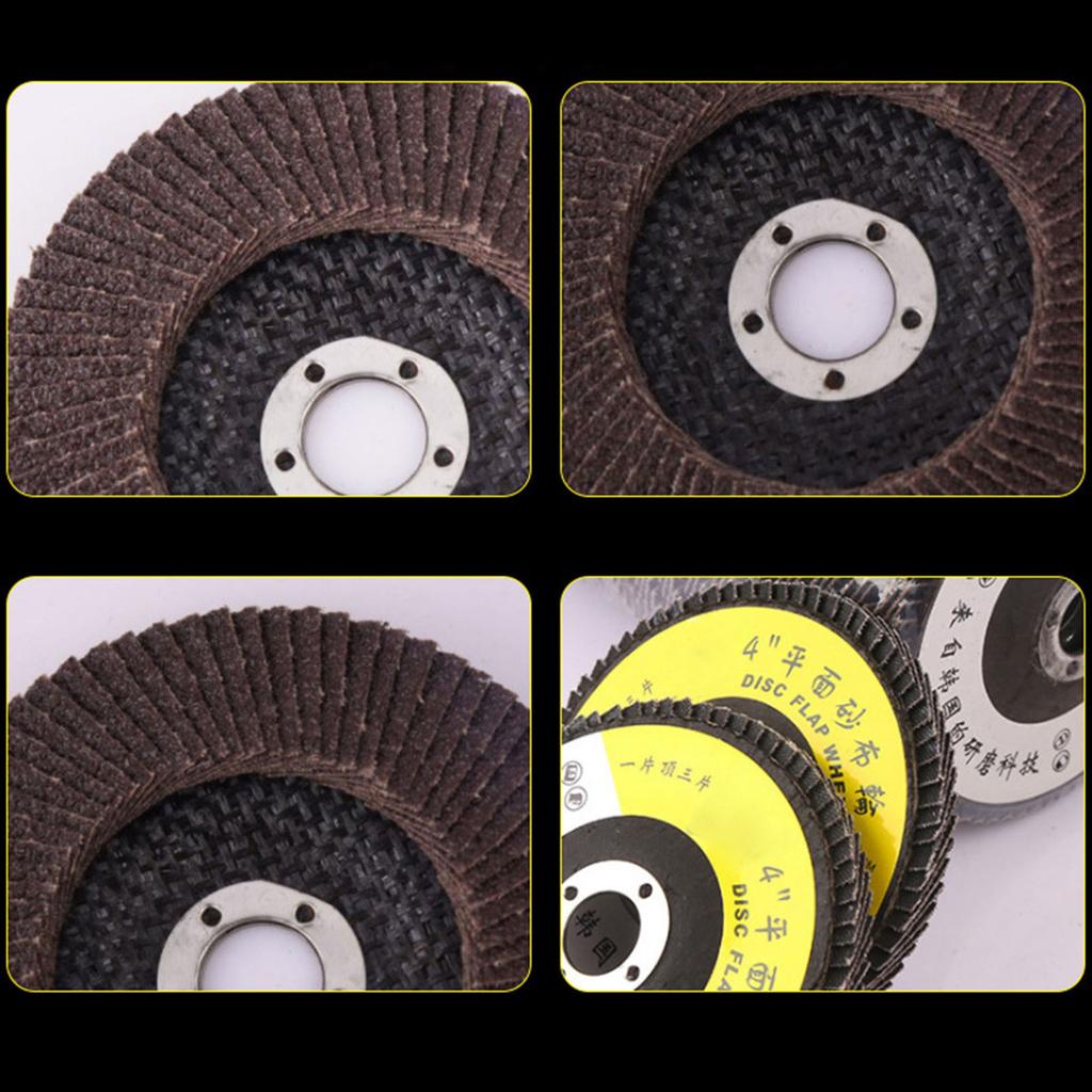 30Pcs Flap Disc Thickened Wear Resistant Sanding Discs High Density Abrasive Grinding Wheels for